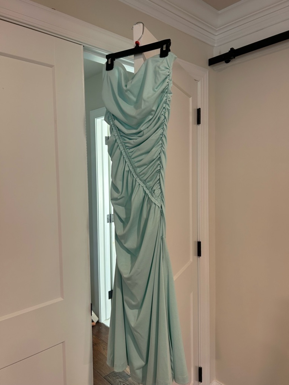 Celandine strapless ruched maxi dress